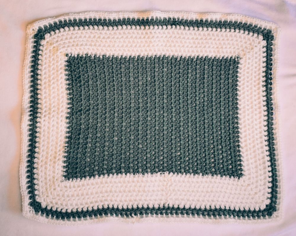 Soft white baby deals blanket